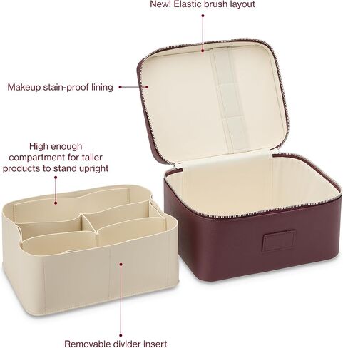 Etoile - Vanity Case Lilac - منظم أكياس مكياج السفر الأنيق مع المقسمات in Kuwait