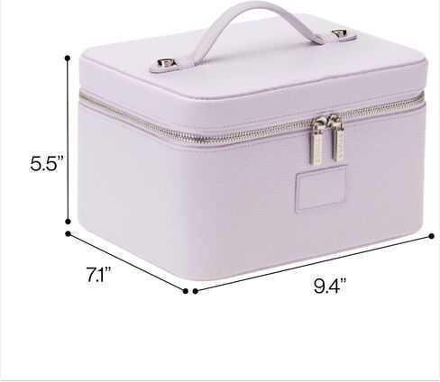 ETOILE - Vanity Case Lilac - Stylish Travel Makeup Bag Organizer with Dividers in Saudi Arabia
