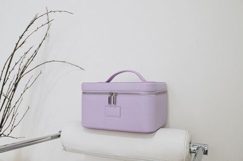ETOILE - Vanity Case Lilac - Stylish Travel Makeup Bag Organizer with Dividers in Saudi Arabia