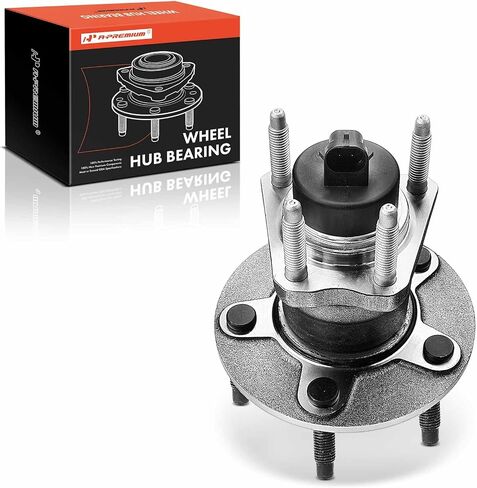 A-Premium Rear Wheel Bearing and Hub Assembly with ABS & 5-Lug Compatible with Chevrolet Cobalt 2005-2010, HHR 2008-2011, Pontiac G5 2007-2010, Pursuit 2005-2006, Saturn Ion 2004-2007 in Saudi Arabia