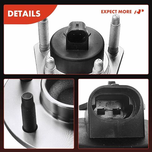 A-Premium Rear Wheel Bearing and Hub Assembly with ABS & 5-Lug Compatible with Chevrolet Cobalt 2005-2010, HHR 2008-2011, Pontiac G5 2007-2010, Pursuit 2005-2006, Saturn Ion 2004-2007 in Saudi Arabia