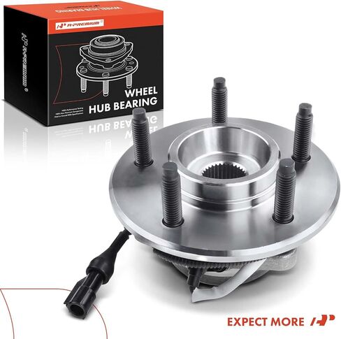 A-Premium Front Wheel Assembly و MESSELBLY مع ABS و 5-LUG متوافق مع فورد إكسبيديشن 2000-2002 و LINCOLN NAVIGATOR 2000-2002 ، 4WD فقط in Saudi Arabia