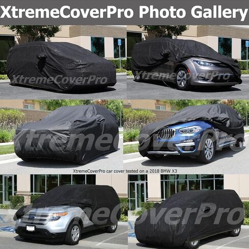 Car Cover fits 1997 1998 1999 2000 2001 2002 2003 2004 Mitsubishi Montero Sport XTREMECOVERPRO PRO Series Black in Kuwait