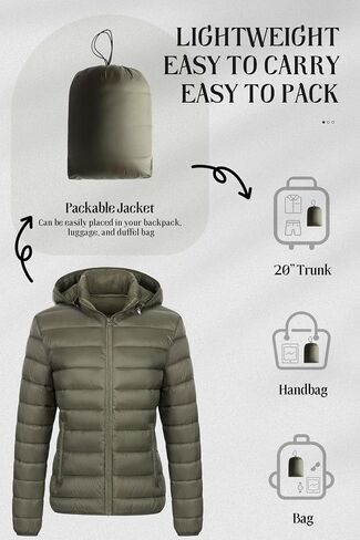 Chrisuno Women Women Lightweight Short Puffer Stack in Kuwait