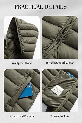Chrisuno Women Women Lightweight Short Puffer Stack in Kuwait