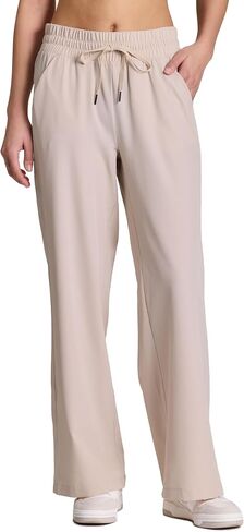 RBX Activewear Wide Leg Pant for Women, Super Lightweight Quick Drying Weekend Pant with Pockets in Saudi Arabia