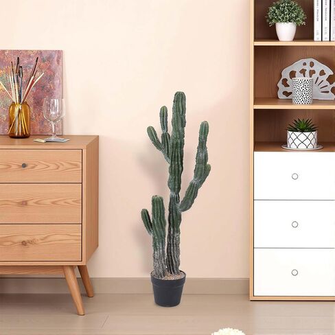 Artificial Cactus 36inch Faux Cacti Fake Saguaro Plants for Indoor Outdoor Home Office Garden Decor in Saudi Arabia