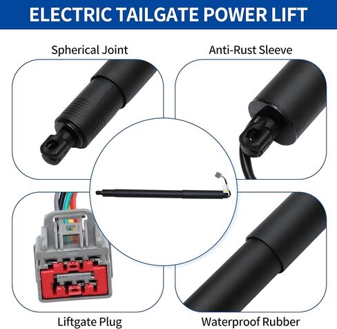 X AutoHaux الخلفية الخلفية اليسرى اليمين دعم رفع الطاقة في فورد Edge لـ Lincoln MKX 2011-2015 Liftgate Power Power Hatch Strut in Saudi Arabia