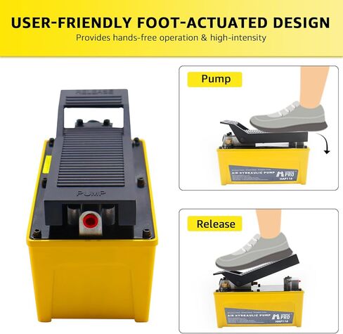 مضخة هيدروليكية 10,000 رطل لكل بوصة مربعة، مضخة قدم هيدروليكية (عمل مفرد)، مضخة قدم بدواسة تعمل بالهواء باللون الأخضر in Kuwait