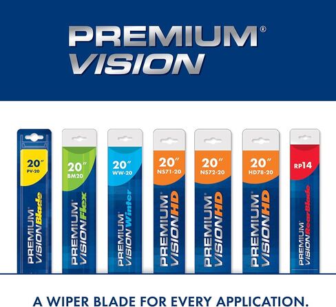 Premium Vision Wiper Blade PV-11 | Fits 2012-2014 GMC Acadia, 2017-2023 Chevrolet Bolt EV, 1987-1996 Jeep Cherokee, 2012-2015 Chevrolet Captiva Sport, 1998-2002 Honda Passport in Saudi Arabia