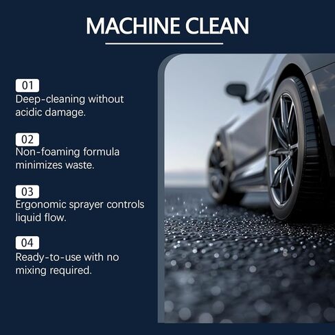 13 supplies machine clean spray,acid machine clean,Non-Corrosive Formula, Deep-Cleaning Spray with Protective Shield,offroad wash,car wheel cleaner (2) in Kuwait