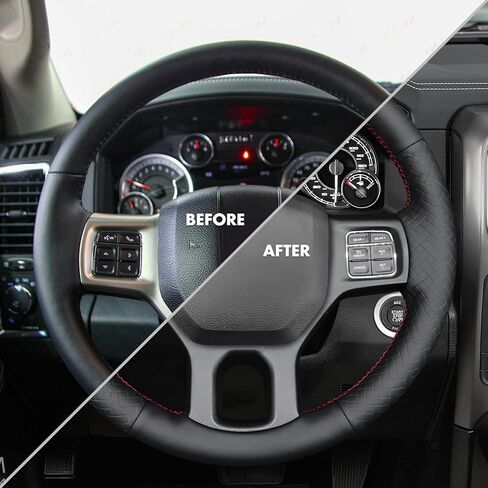 أغطية عجلة القيادة Mewant لـ Dodge RAM 1500/1500 Classic / 2500/3500 / 5500 غلاف عجلة مقود يدويًا in Saudi Arabia