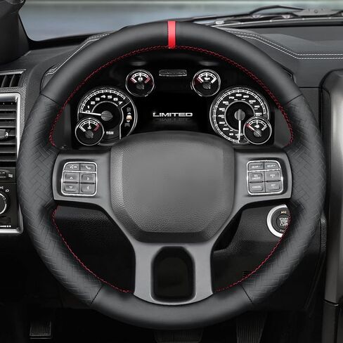 أغطية عجلة القيادة Mewant لـ Dodge RAM 1500/1500 Classic / 2500/3500 / 5500 غلاف عجلة مقود يدويًا in Saudi Arabia