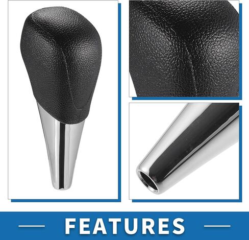 Automatic Gear Shifter Knob for Toyota Camry 2007-2014 Plastic Faux Leather Automotive Gearbox Stick Shifter Lever Knob Black in Saudi Arabia