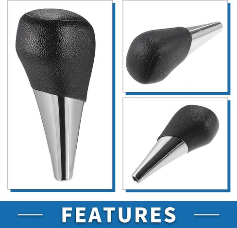 Automatic Gear Shifter Knob for Toyota Camry 2007-2014 Plastic Faux Leather Automotive Gearbox Stick Shifter Lever Knob Black in Saudi Arabia