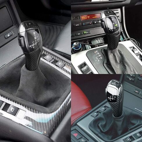 LED Shift Knob for JDM F Series E90 328 - F30 LHD Automatic Gear Lever Retrofit Kit for E92 E84 E89 (Carbon Fiber) in Kuwait