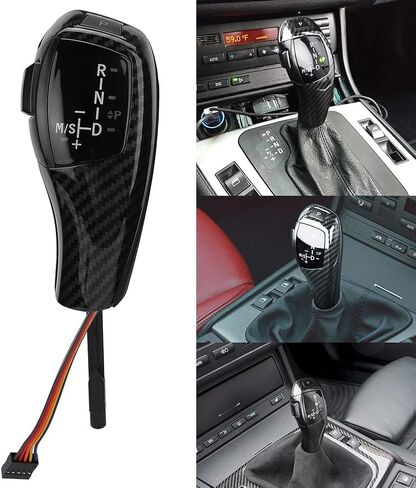 LED Shift Knob for JDM F Series E90 328 - F30 LHD Automatic Gear Lever Retrofit Kit for E92 E84 E89 (Carbon Fiber) in Kuwait