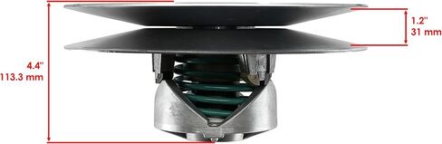 Caltric Secondary Drive Clutch Compatible with John Deere Gator TH 4X6 TS TX 2x4 AM138649 AM136809 in Saudi Arabia
