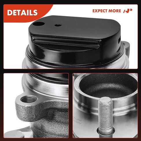 A-Premium الخلفي محمل وتجميع المحور مع 5 lug متوافق مع نيسان روغ 2014-2020 ، Rogue Sport 2017-2022 ، Qashqai 2017-2019 ، FWD فقط in Saudi Arabia