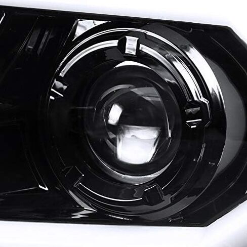 المواصفات Tuning Jet Black LED Light Bar Projector المصابيح الأمامية المتوافقة مع 2012-2015 Toyota Tacoma ، تجميع المصابيح الأمامية للزوج الأيسر + اليسار in Saudi Arabia