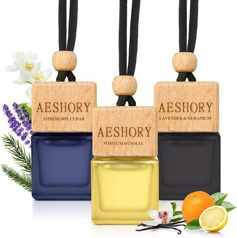 Car Air Freshener Hanging - 3-Pack, Car fresheners long lasting up to 60 Days, Car Air Freshener for Women and Men, Premium Car Aromatherapy Essential Oil Diffuser Gift Set（ Hotel Series） in Kuwait