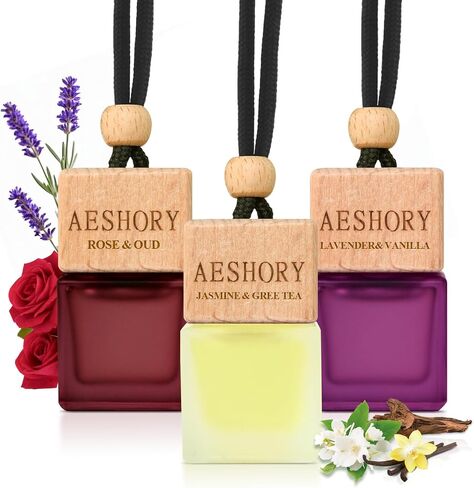 Car Air Freshener Hanging - 3-Pack, Car fresheners long lasting up to 60 Days, Car Air Freshener for Women and Men, Premium Car Aromatherapy Essential Oil Diffuser Gift Set（ Hotel Series） in Kuwait
