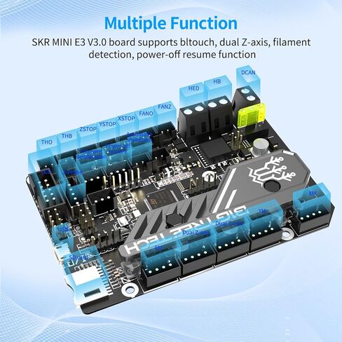 BIGTREETECH SKR Mini E3 V3.0 Motherboard + TFT35 E3 V3.0.1 Touch Screen Upgrade Kit for Ender-3 Ender-3 Pro 3D Printers, BTT 32-bit Silent Main Board Onboard TMC2209, Support Marlin/Klipper in Kuwait