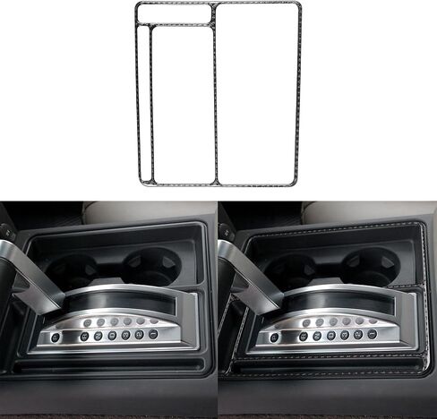 الألياف العامة ذات الألياف الكربونية الحقيقية المتوافقة مع Hummer H2 2003 2004 2005 2006 2007 أزرار عجلة قيادة السيارات ملصقات 3D التأثير التلقائي التغطية الداخلية Cover Black ، HRH20307 in Saudi Arabia