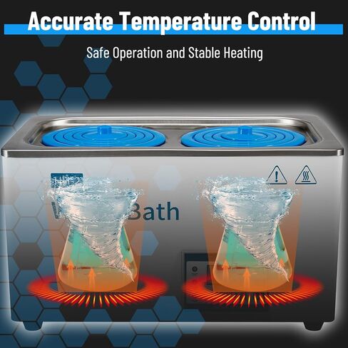 Lab Water Bath 3L Digital Thermostatic Stainless Steel Liner Electric Laboratory Heating Devices Timing Function in Saudi Arabia