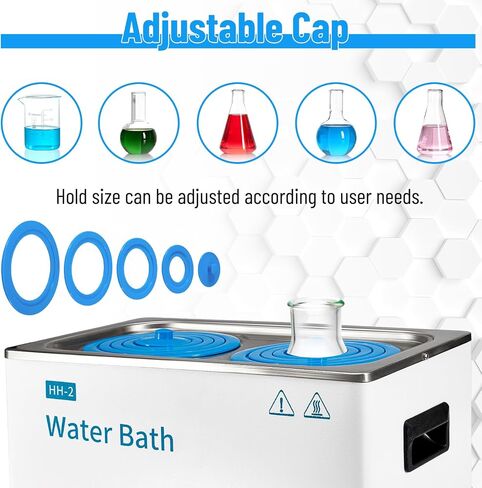 Lab Water Bath 3L Digital Thermostatic Stainless Steel Liner Electric Laboratory Heating Devices Timing Function in Saudi Arabia