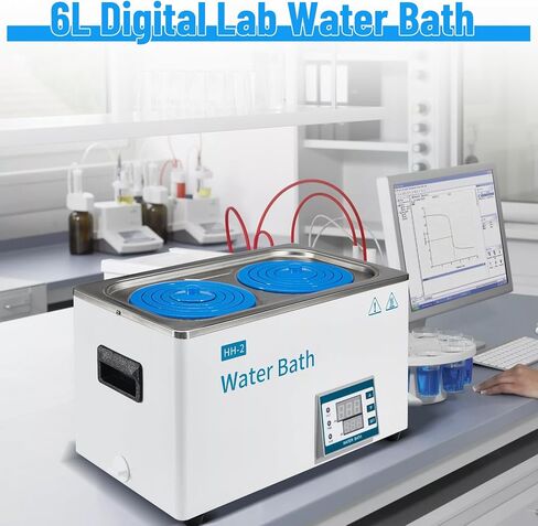 Lab Water Bath 3L Digital Thermostatic Stainless Steel Liner Electric Laboratory Heating Devices Timing Function in Saudi Arabia