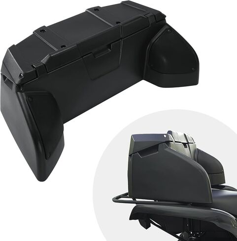 TCMT 96L ATV Rear Passenger Seat Rack Cargo Storage Helmet Trunk Box Luggage Black in Saudi Arabia
