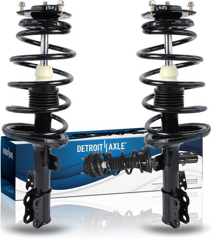 Detroit Axle - FWD Front Struts for 2004-2010 Toyota Sienna ، 2 Struts & Coil Spring Assembly 2005 2006 2007 2009 2009 intervice instran in Saudi Arabia