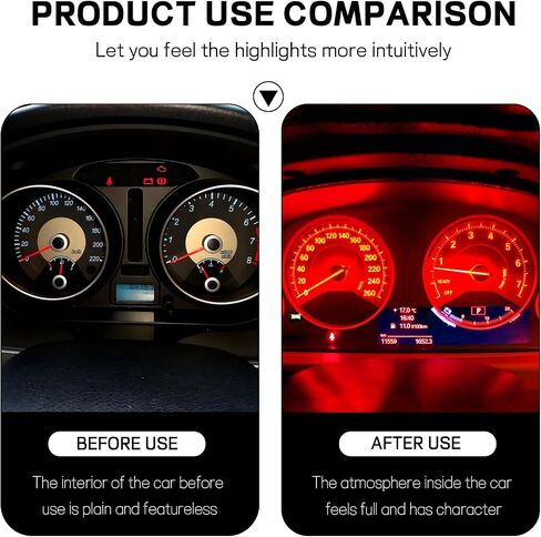 10PCS T3 Neo Wedge LED Car Instrument Cluster Dashboard Gauge Bulb, 8mm Interior Dash Board Indication Light Replacement, Compatible with 35853-SDA-A01 Accord Civic Camry (White) in Saudi Arabia