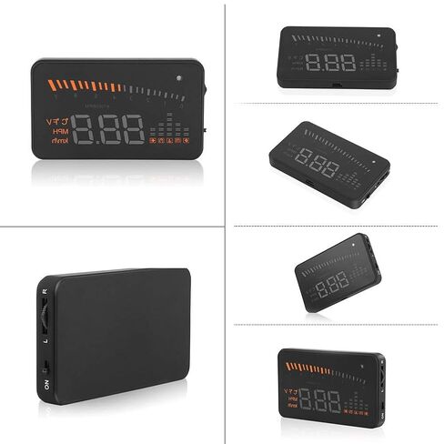 شاشة الرأس لأعلى ، X5 OBDII HUD 3 "رأس المنبه لأعلى عرض نظام تحذير سرعة الزجاج الأمامي in Saudi Arabia