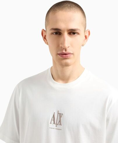 Armani Exchange Men's Icon Small Logo Tee in Saudi Arabia
