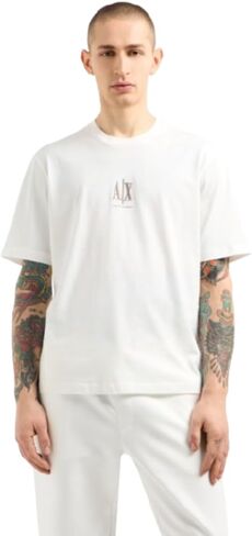 Armani Exchange Men's Icon Small Logo Tee in Saudi Arabia