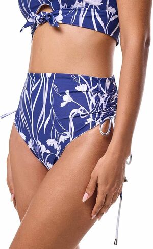 Coolibar UPF 50+ Women's Myrtle Reversible Ruche Adjustable Swim Bottoms - Sun Protective in Saudi Arabia