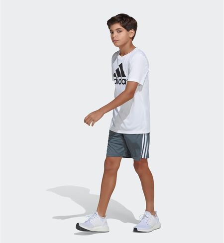 أديداس بويزز زائد الحجم ADI الكلاسيكية 3-Stripe Shorts ، البحرية الجماعية in Kuwait