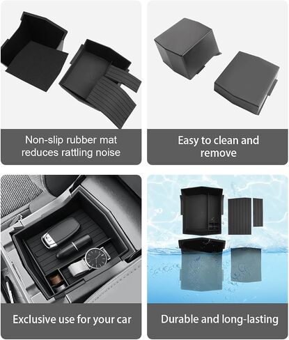 CDEFG 4Pcs for 2025 Subaru Forester Center Console Organizer for 2025 Subaru Forester Touring Limited Sport Premium Accessories Middle Console Armrest Storage Box(NOT for 2025 Wilderness) in Saudi Arabia