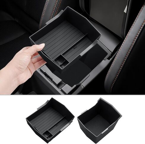 CDEFG 4Pcs for 2025 Subaru Forester Center Console Organizer for 2025 Subaru Forester Touring Limited Sport Premium Accessories Middle Console Armrest Storage Box(NOT for 2025 Wilderness) in Saudi Arabia