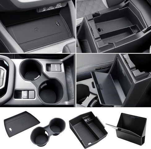 CDEFG 4Pcs for 2025 Subaru Forester Center Console Organizer for 2025 Subaru Forester Touring Limited Sport Premium Accessories Middle Console Armrest Storage Box(NOT for 2025 Wilderness) in Saudi Arabia