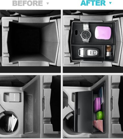 CDEFG 4Pcs for 2025 Subaru Forester Center Console Organizer for 2025 Subaru Forester Touring Limited Sport Premium Accessories Middle Console Armrest Storage Box(NOT for 2025 Wilderness) in Saudi Arabia