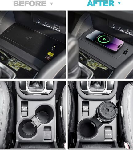 CDEFG 4Pcs for 2025 Subaru Forester Center Console Organizer for 2025 Subaru Forester Touring Limited Sport Premium Accessories Middle Console Armrest Storage Box(NOT for 2025 Wilderness) in Saudi Arabia