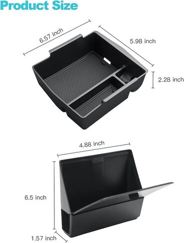 CDEFG 4Pcs for 2025 Subaru Forester Center Console Organizer for 2025 Subaru Forester Touring Limited Sport Premium Accessories Middle Console Armrest Storage Box(NOT for 2025 Wilderness) in Saudi Arabia