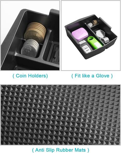 CDEFG 4Pcs for 2025 Subaru Forester Center Console Organizer for 2025 Subaru Forester Touring Limited Sport Premium Accessories Middle Console Armrest Storage Box(NOT for 2025 Wilderness) in Saudi Arabia