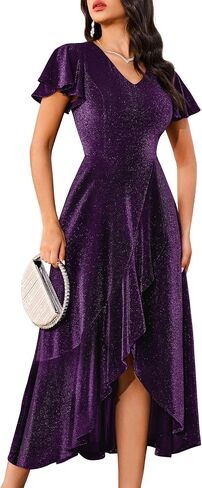 BeryLove Women Sequin Formal Party Dress Wedding Guest Cocktail Long Evening Dresses in Kuwait