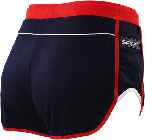 BODY GRAFFITI Women's Color Block Dolphin Shorts with Drawstring Waistband and Dual Side Pockets in Saudi Arabia