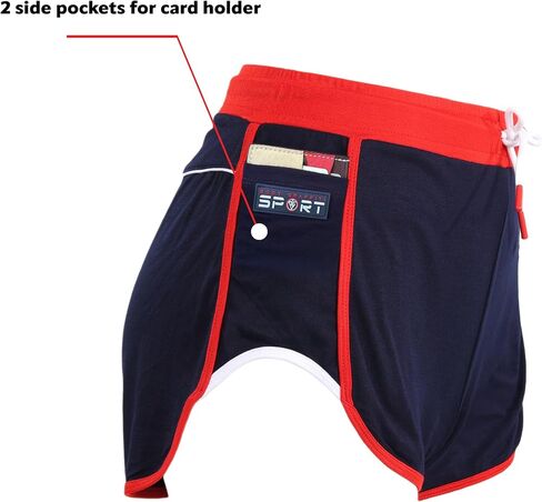 BODY GRAFFITI Women's Color Block Dolphin Shorts with Drawstring Waistband and Dual Side Pockets in Saudi Arabia