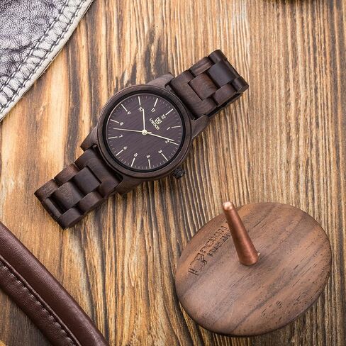 Wooden Watch Men,Wood Watches Handmade Minimalist Women Mens Lightweight Mens Wooden Watch,Watches for Women Men in Saudi Arabia